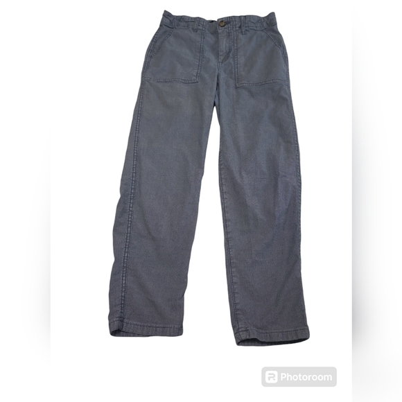 💲2️⃣ REITMANS Slate Blue Cotton/Lyocell Tapered High-Rise Utility Pant Size 2 - Picture 2 of 11